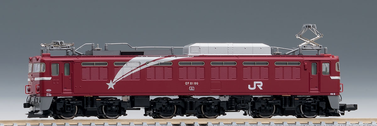 JR EF81形電気機関車(北斗星色・Hゴムグレー) ｜鉄道模型 TOMIX 公式 ...
