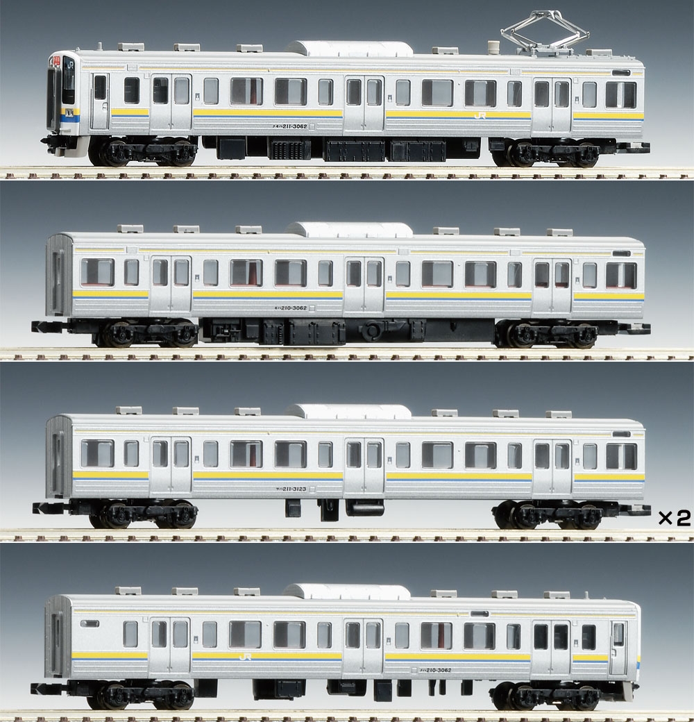 JR 211-3000系近郊電車（房総色）セット｜鉄道模型 TOMIX 公式サイト ...