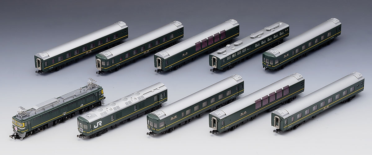 TOMIX 24系25形特急寝台客車（トワイライトエクスプレス）10両 - 鉄道模型