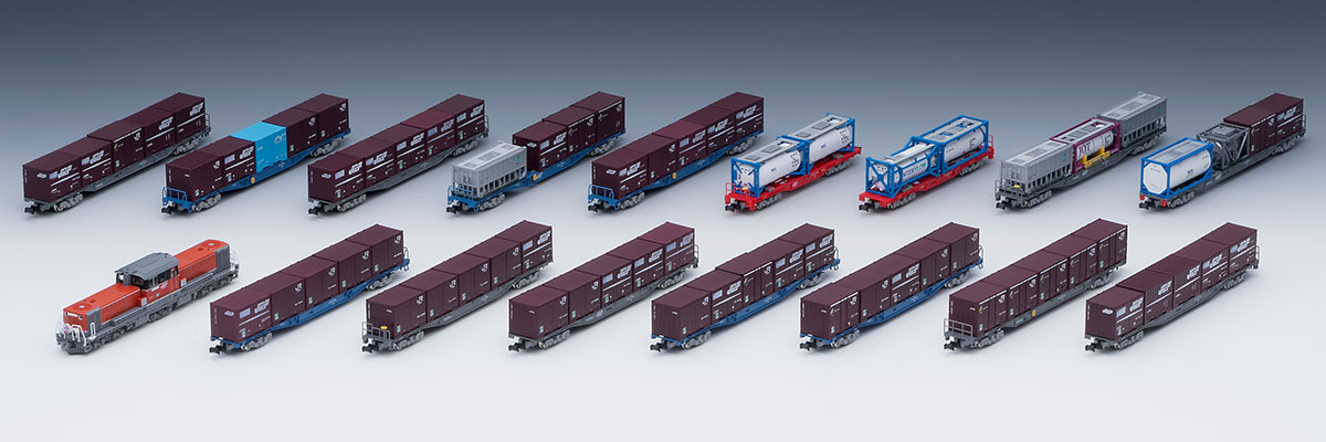 Nゲージ ＤＦ美品＆ＤＤ＆貨物列車セット ３ - 鉄道模型